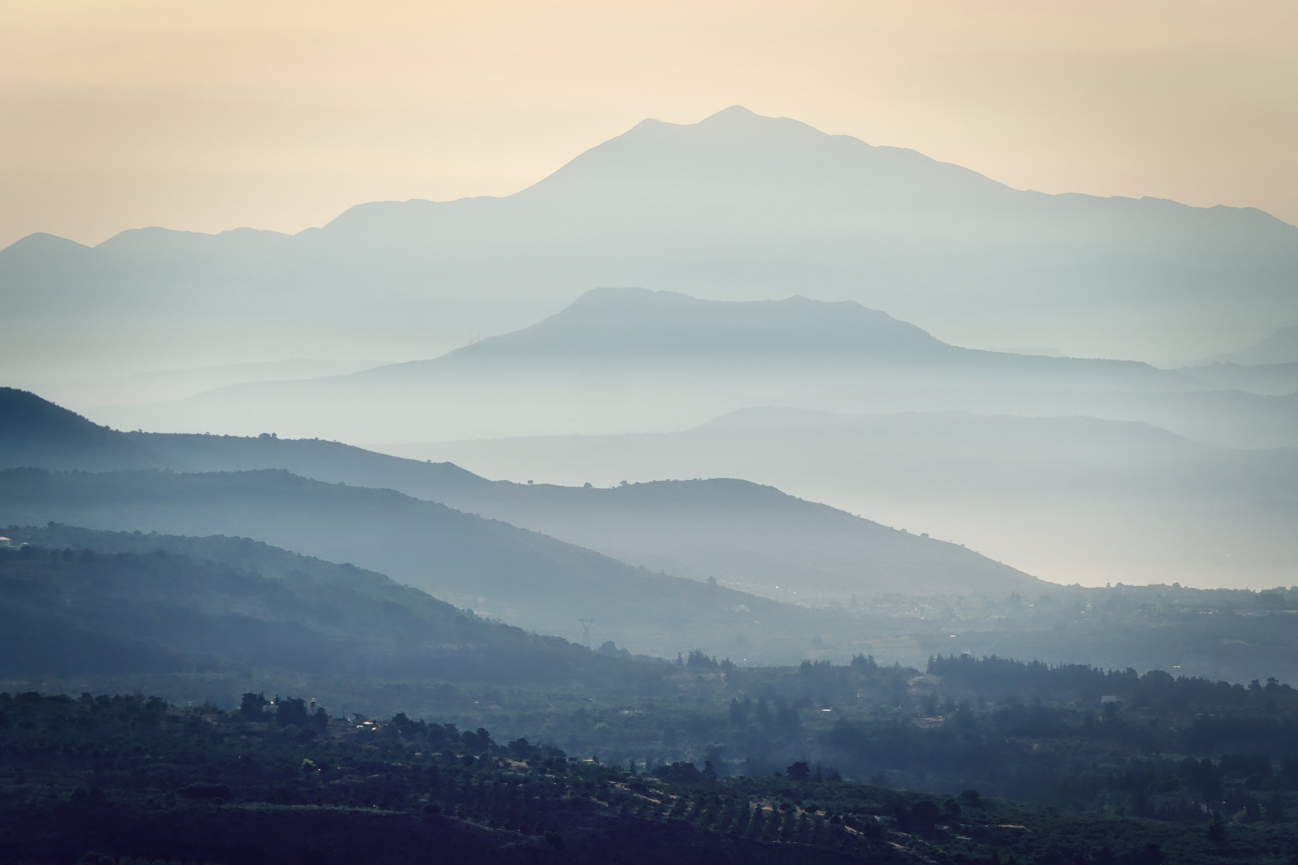 Misty Mountain Landscape